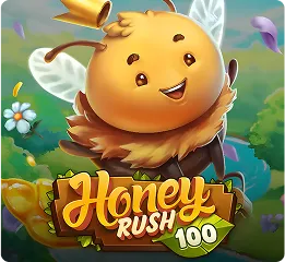Honey Rush 100 slot game with bee and honey theme