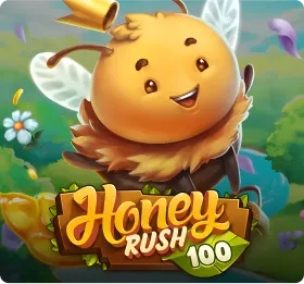 Honey Rush 100 slot with bee and honey theme