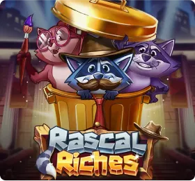 Rascal Riches slot with playful animal characters